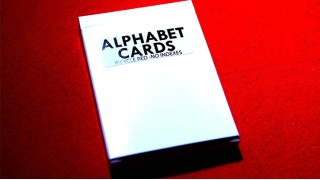 Alphabet Playing Cards Bicycle No Index by Printbymagic