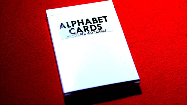 Alphabet Playing Cards Bicycle No Index by Printbymagic