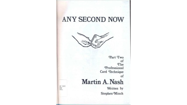 Any Second Now by Martin A. Nash