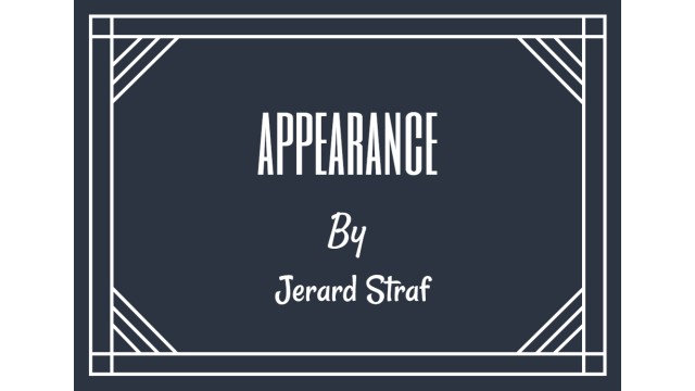 Appearance by Jerard Straf