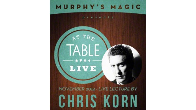 At The Table Live Lecture Chris Korn