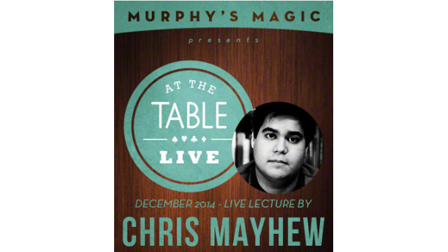 At The Table Live Lecture Chris Mayhew