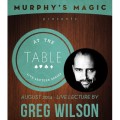 At The Table Live Lecture Gregory Wilson At The Table Live Lecture Gregory Wilson