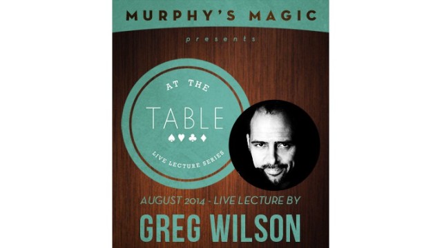 At The Table Live Lecture Gregory Wilson