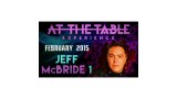 At The Table Live Lecture Jeff Mcbride 1