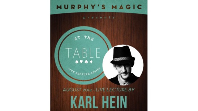 At The Table Live Lecture Karl Hein