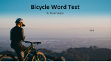 Bicycle Word Test by Boyet Vargas