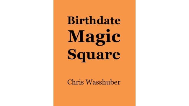 Birthdate Magic Square by Chris Wasshuber