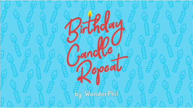 Birthday Candle Repeat by Wonderphil