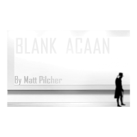 Blank Acaan by Matt Pilcher