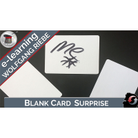 Blank Card Surprise by Wolfgang Riebe