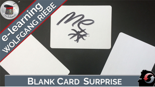 Blank Card Surprise by Wolfgang Riebe