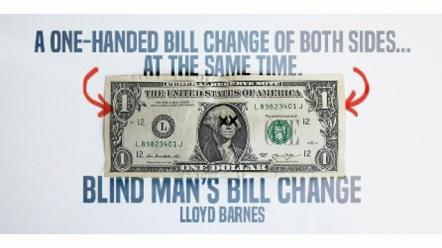 Blind Mans Bill Change by Lloyd Barnes