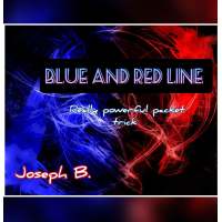 Blue And Red Line by Joseph B