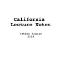California Lecture Notes by Kranzo Magic California Lecture Notes by Kranzo Magic