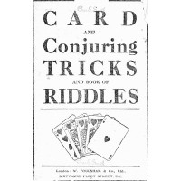 Card And Conjuring Tricks And Book Of Riddles by Unknown