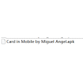 Card In Mobile (App For Android) by Miguel Angel Card In Mobile (App For Android) by Miguel Angel