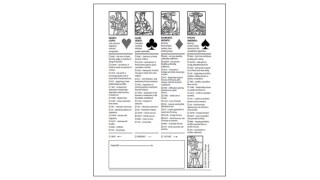 Card Reading Worksheet