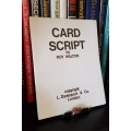 Card Script by Roy Walton Card Script by Roy Walton