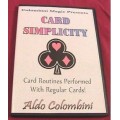 Card Simplicity by Aldo Colombini Card Simplicity by Aldo Colombini