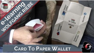 Card To Paper Wallet by Hans Trixer/Wolfgang Riebe