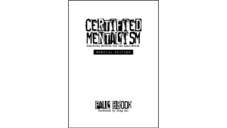 Certified Mentalism Special Edition by Paul Brook