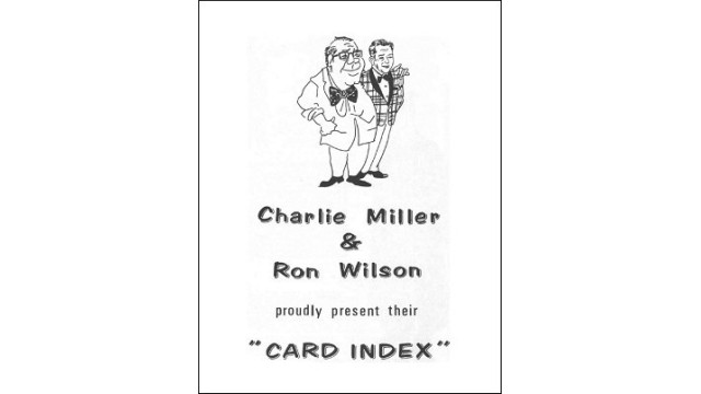 Charlie Miller On The Card Index by Charlie Miller