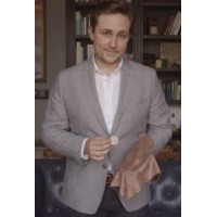 Coin Through Handkerchief by Elliott Terral