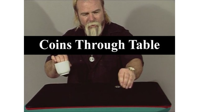 Coins Through Table by Dean Dill