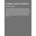 Come Good Spirits by Eddie Joseph Come Good Spirits by Eddie Joseph