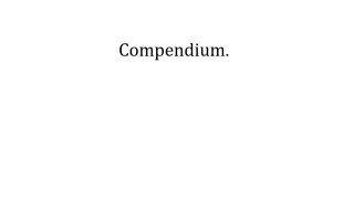 Compendium by Mat Parrott