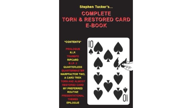 Complete Torn And Restored Card Ebook by Stephen Tucker