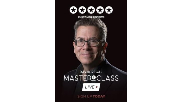 David Regal Masterclass Live (1-3+Zoom)