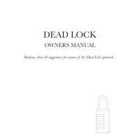 Dead Lock Owners Manual by Michael Murray