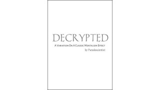 Decrypted by Orko Guha