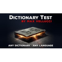 Dictionary Test by Max Vellucci