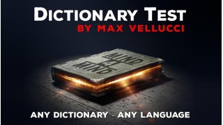 Dictionary Test by Max Vellucci