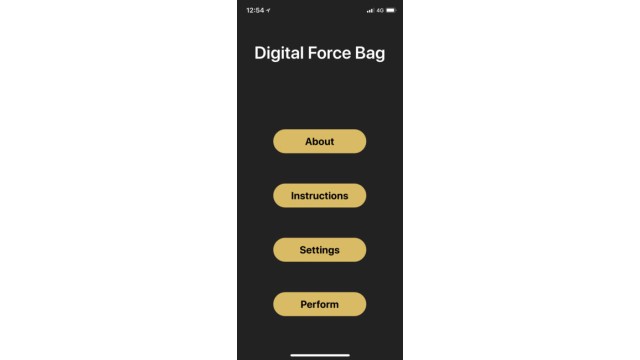 Digital Force Bag (App For Android) by Nick Einhorn