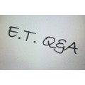 Et Q&A by R.W. Cosley Et Q&A by R.W. Cosley