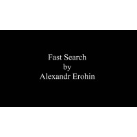 Fast Search by Alexandr Erohin