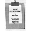 First Impressions by Lee Earle First Impressions by Lee Earle