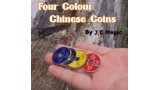 Four Colour Chinese Coins by J.C Magic