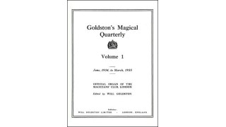 Goldston'S Magical Quarterly Volume 1 (Jun 1934 by Will Goldston