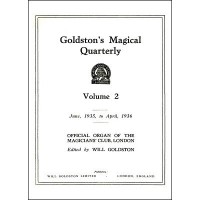 Goldston'S Magical Quarterly Volume 2 (Jun 1935 by Will Goldston