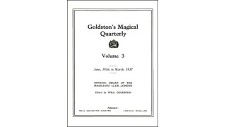 Goldston'S Magical Quarterly Volume 3 (Jun 1936 by Will Goldston