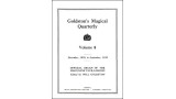 Goldston'S Magical Quarterly Volume 5 (Dec 1938 by Will Goldston