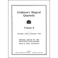 Goldston'S Magical Quarterly Volume 5 (Dec 1938 by Will Goldston