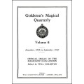 Goldston'S Magical Quarterly Volume 6 (Dec 1939 by Will Goldston Goldston'S Magical Quarterly Volume 6 (Dec 1939 by Will Goldston