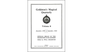 Goldston'S Magical Quarterly Volume 6 (Dec 1939 by Will Goldston