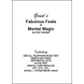 Grant's Fabulous Feats Of Mental Magic by Don Tanner Grant's Fabulous Feats Of Mental Magic by Don Tanner